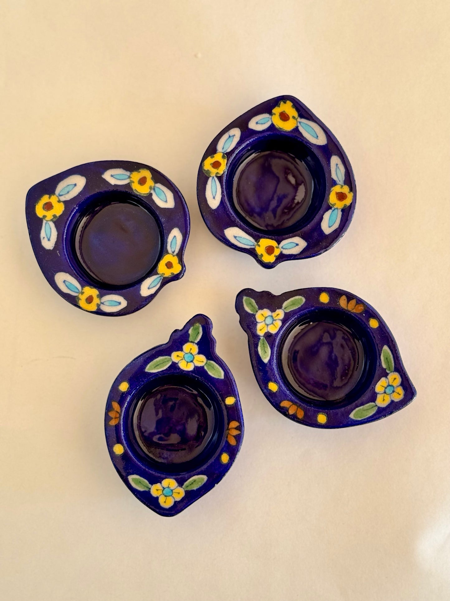 Jaipur Blue Pottery Tealight holders