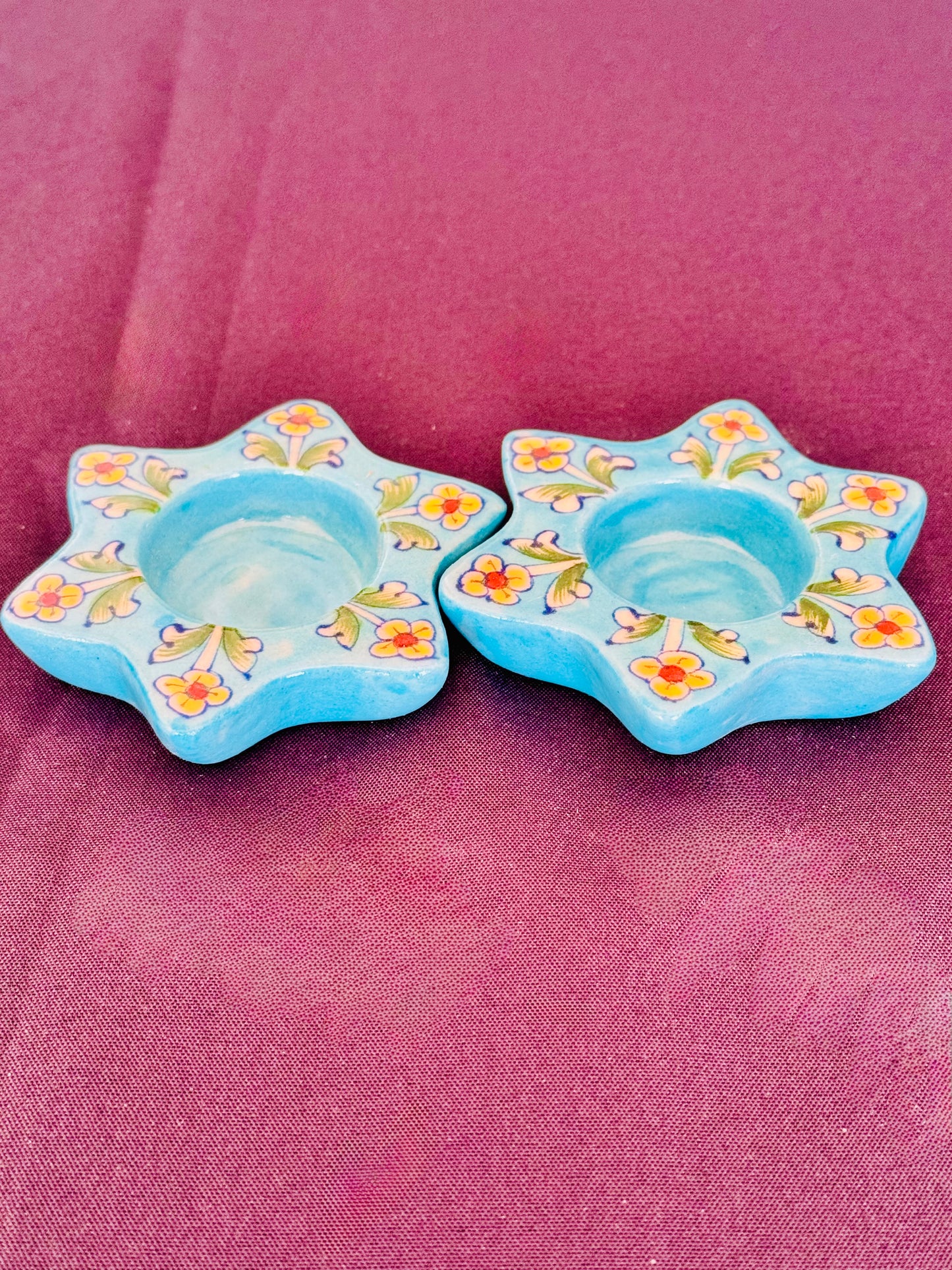 Jaipur Blue Pottery Tealight holders