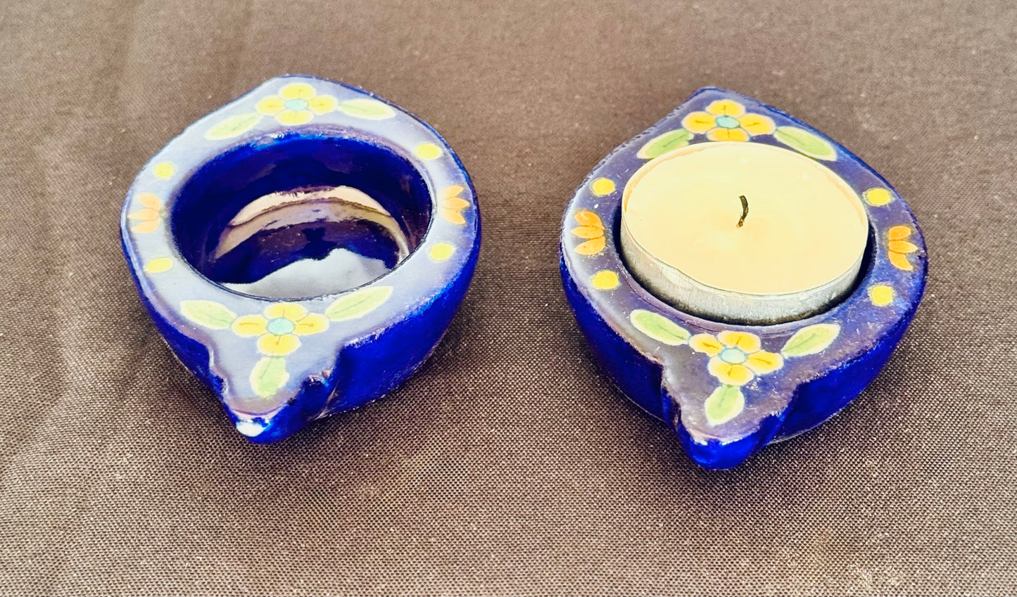 Jaipur Blue Pottery Tealight holders