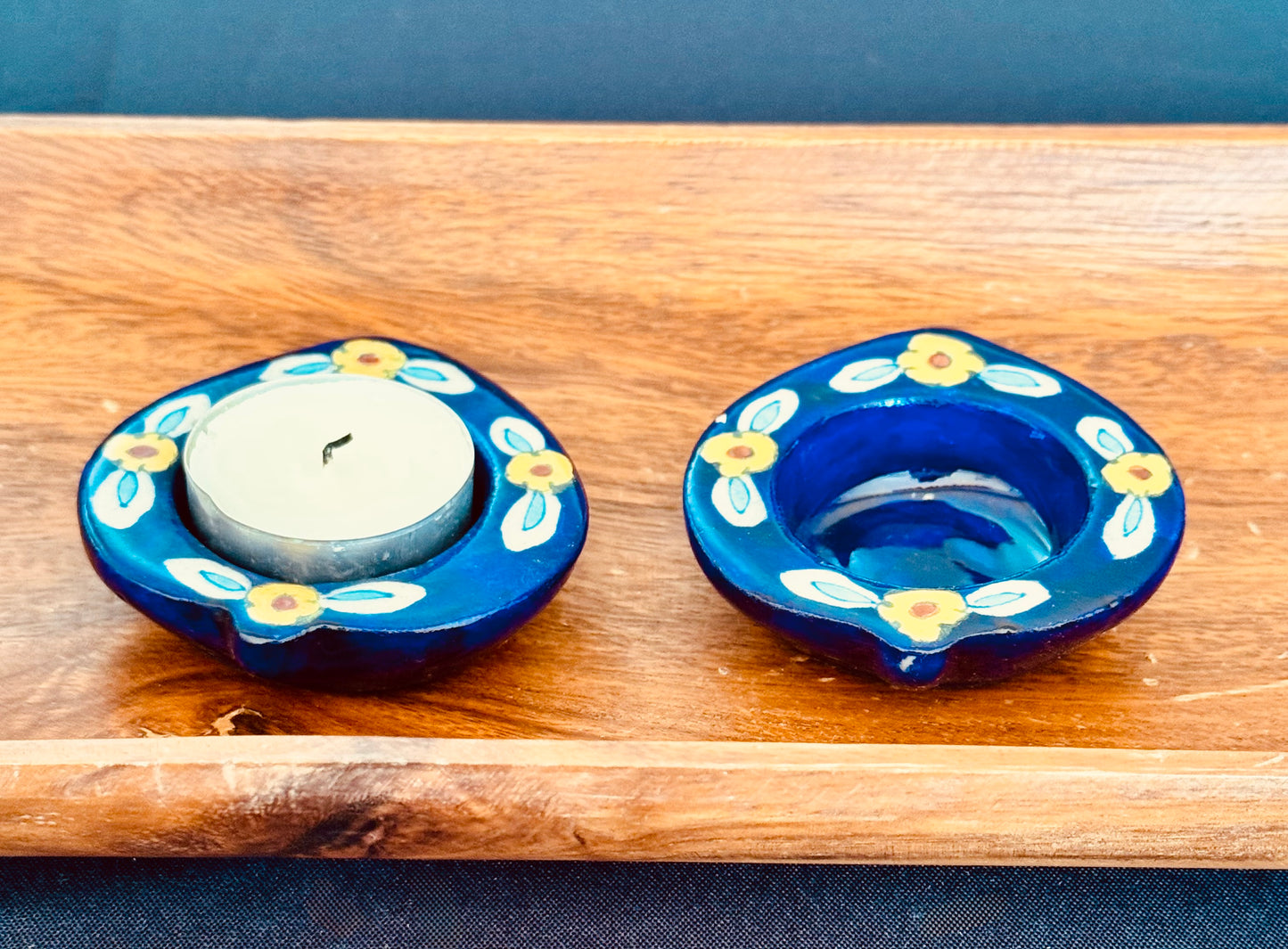 Jaipur Blue Pottery Tealight holders