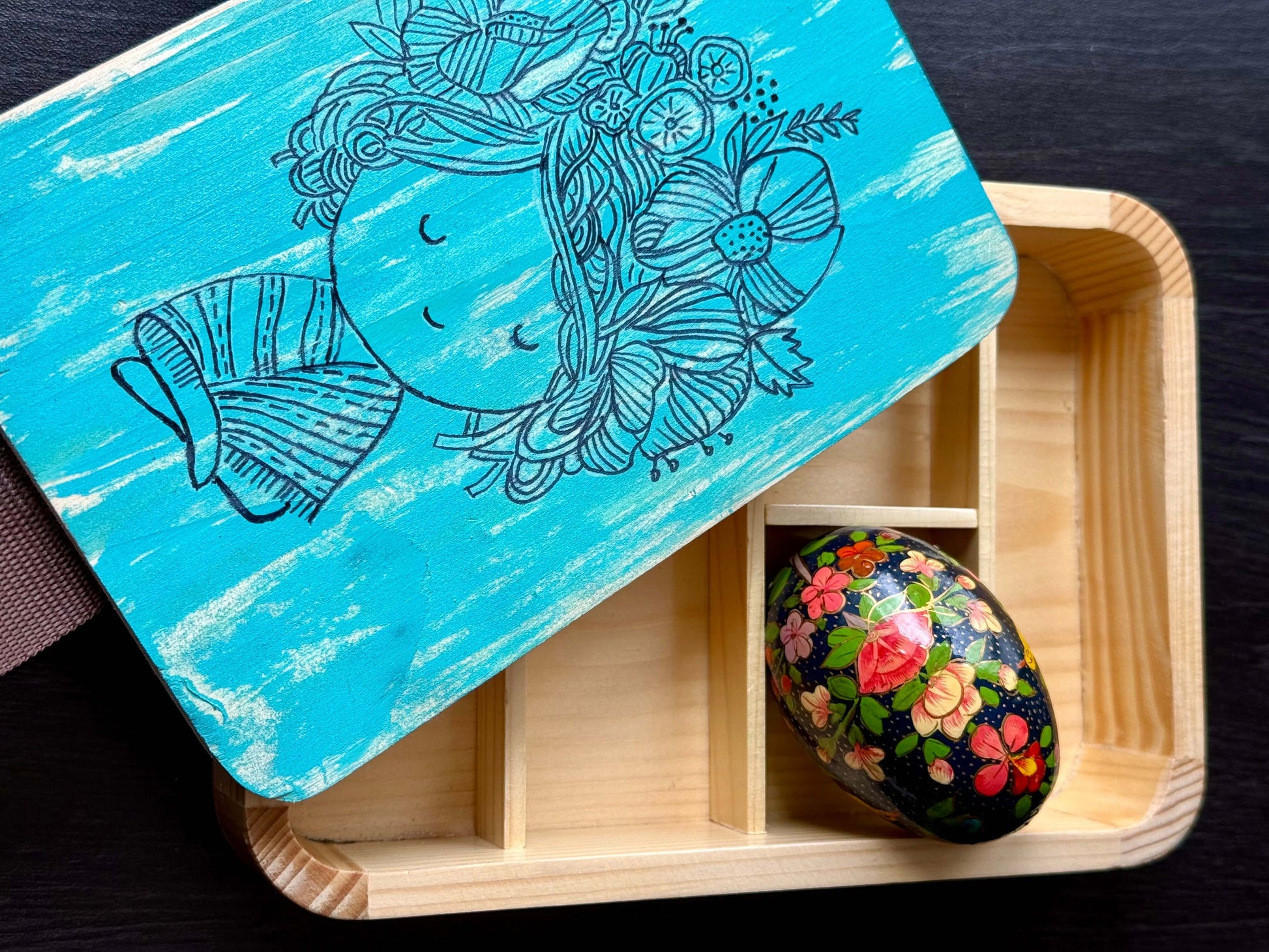Handcrafted Kashmiri papier-mâché Easter eggs, intricately painted with traditional motifs and vibrant colors. A unique blend of heritage and artistry, perfect for adding cultural charm to your festive decor.